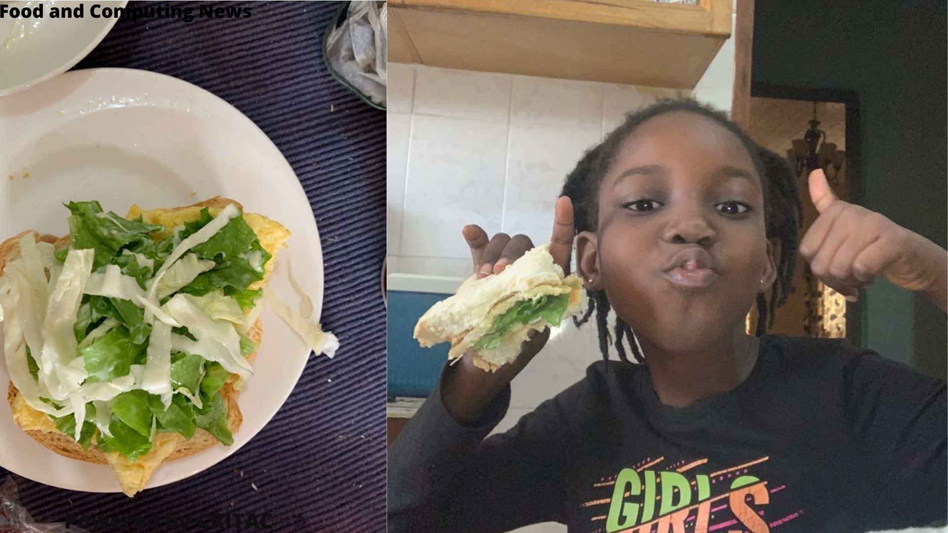 EARLY MORNING BREAKFAST SALAD WITH CRITAC's FRESH LETTUCE